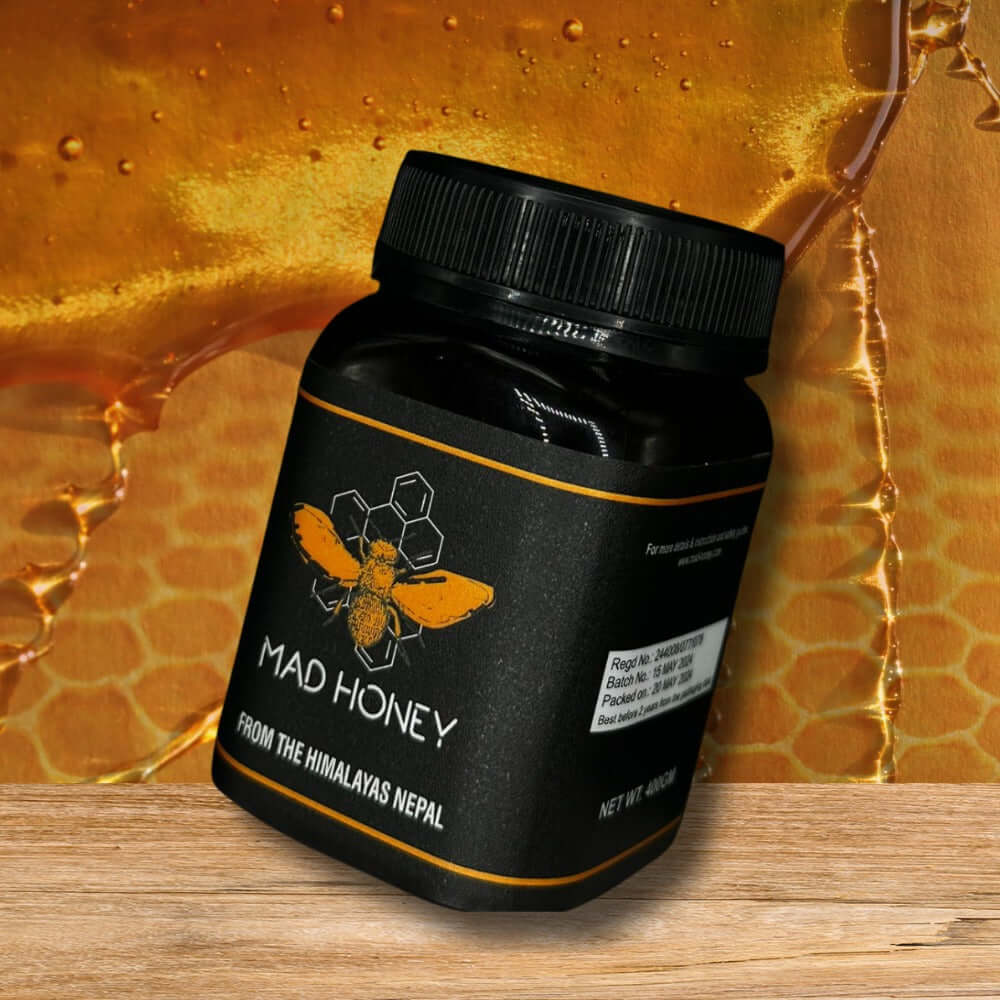 Rare Harvest Mad Honey 400GM - Mad Honey From Himalayas Nepal-Mad-Honey